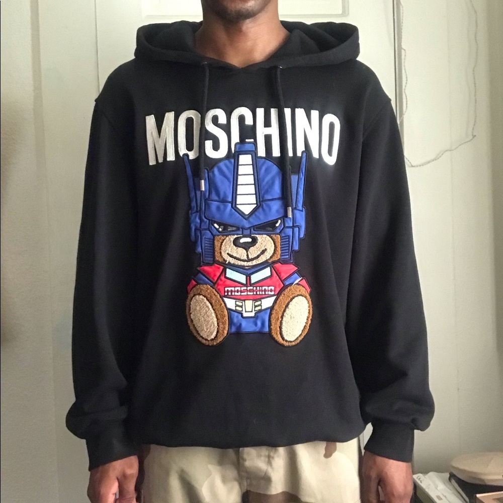 Moschino Fall 2017 Optimus Prime Bear Hoodie